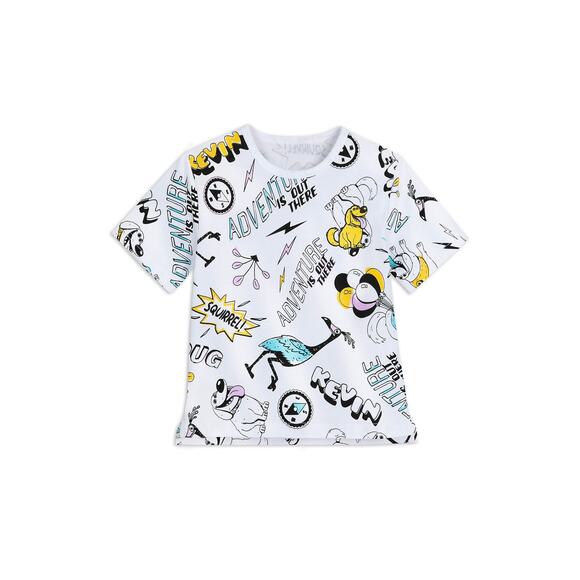 NWT Disney Parks Up Fashion T-Shirt Doug Kevin Sz Kids XL Adult S/M - Picture 1 of 5